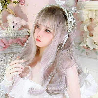 taobao agent Cute curly fashionable hair mesh for wig for head top, internet celebrity, Lolita style