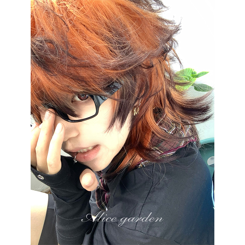 新中式狼尾鲻鱼头idol正太头套