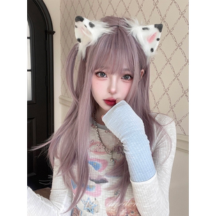 alicegarden假发女长发网红lolita彩色长直发逼真头皮自然全头套