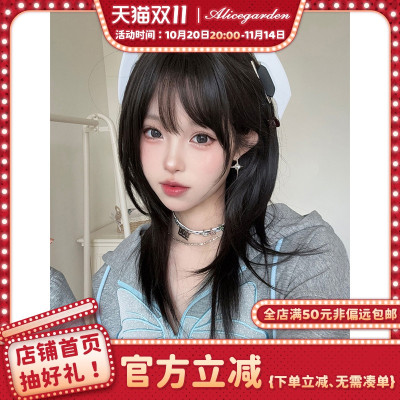 气质高层次中长发jk日常头套