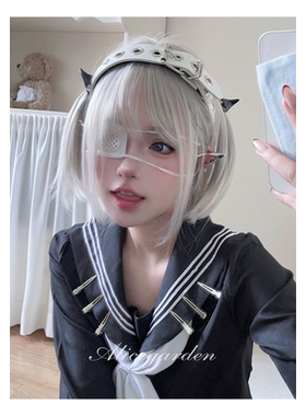 日系漫画感BoBo头jk全头套