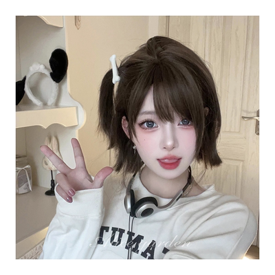 Alicegarden高温丝齐刘海短假发