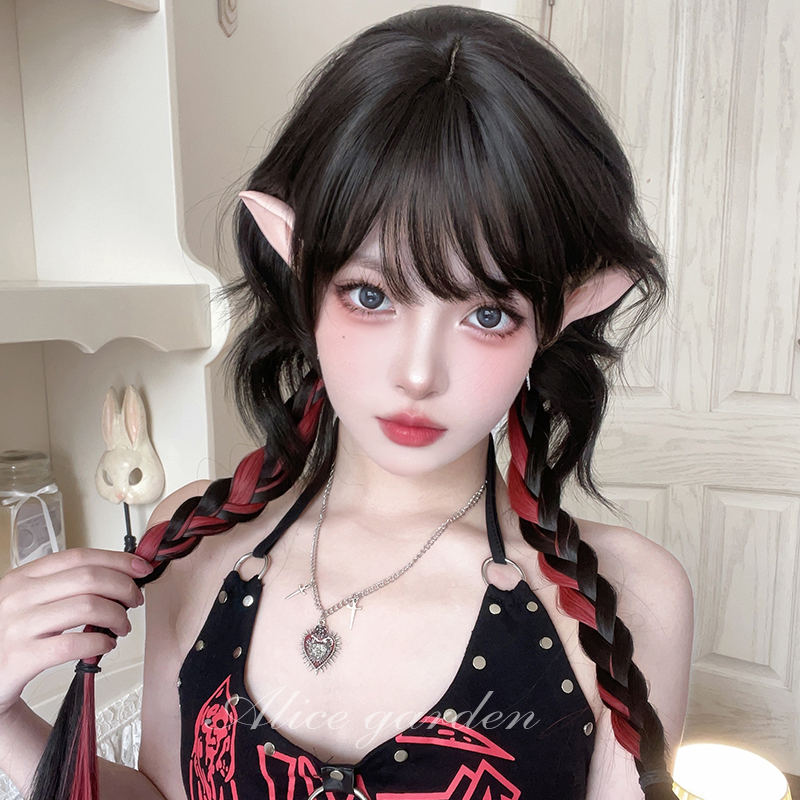 alicegarden双马尾高温丝假发