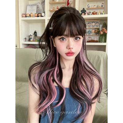 taobao agent Japanese hair mesh, cute lifelike curly bangs, internet celebrity, Lolita style
