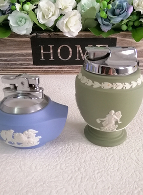 英国wedgwood浮雕陶瓷打火机