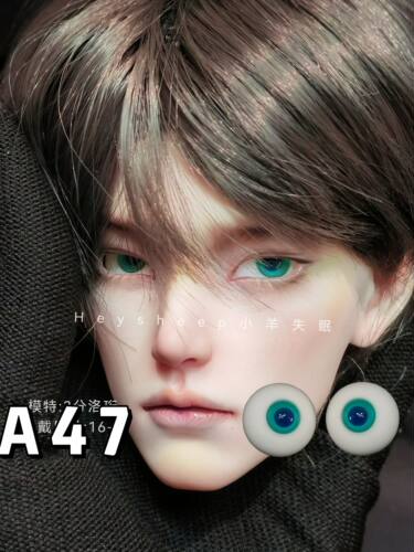 【小羊失眠眼珠】bjd玻璃眼珠A47 青石流萤12/14/16mm 34分