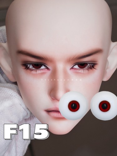 【小羊失眠眼珠】bjd玻璃眼珠F15 赤焰12/14/16mm 346分