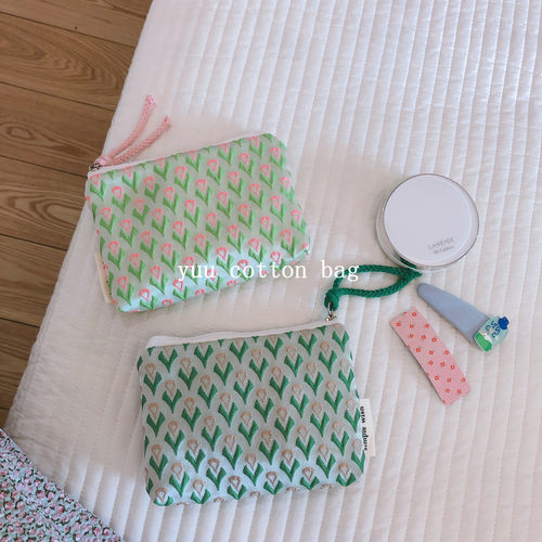 零钱包卡包月事包清新提花