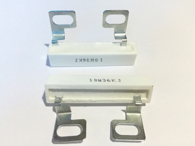 MS变频器专用 SQK异形脚 SQF水泥均压电阻10W15W20KJ36KJ47KJ51KJ