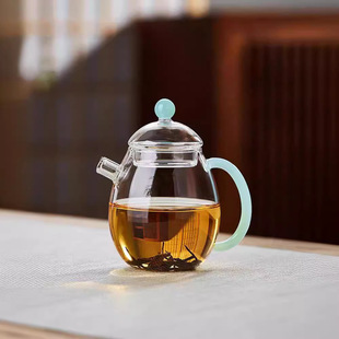 玻璃小茶壶高硼硅耐热泡茶壶功夫茶具单人用小茶壶单壶