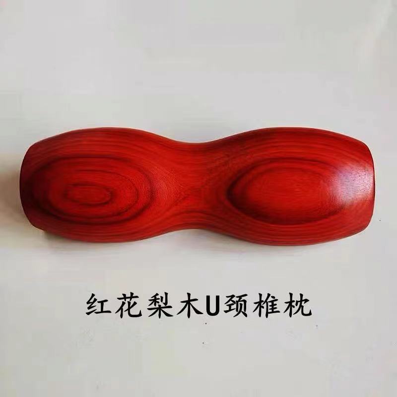 鸡翅木u型枕鸡翅木实木枕 颈椎枕按摩颈椎 凉枕  厂家