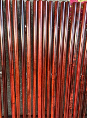 小叶紫檀原木老料高油高密秒沉水玻璃底武术棍