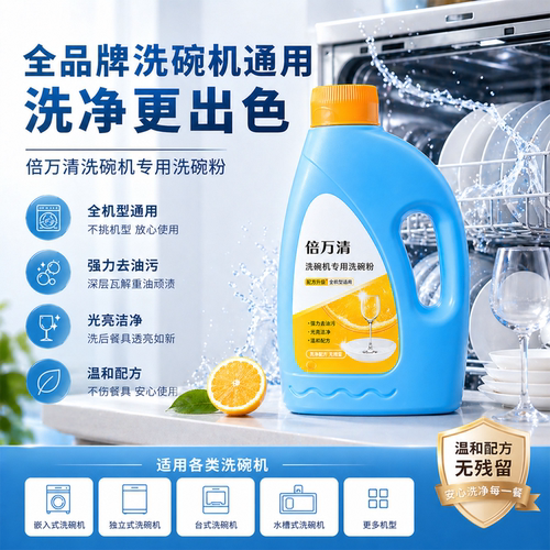 洗碗机洗碗粉去油去腥味多效合一