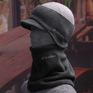 帽子男士秋冬跑步护耳空顶帽可带头盔棉帽2026爆款潮牌保暖鸭舌帽