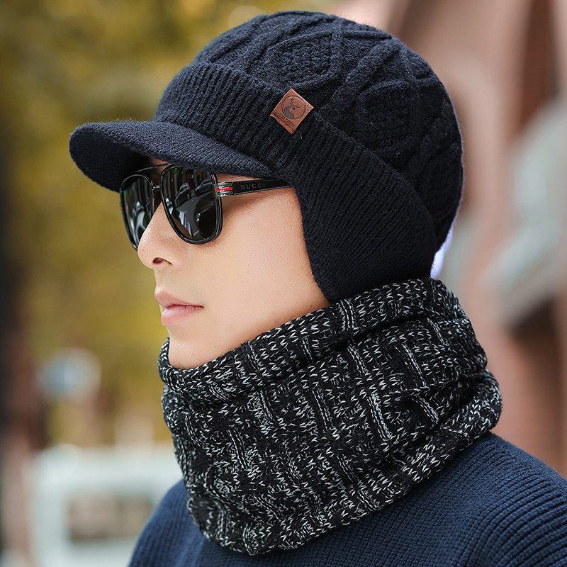 帽子男士冬季保暖防寒鸭舌帽2025新款加绒加厚毛线帽防风护耳针织,服饰配件/皮带/帽子/围巾,帽子,淘宝优惠券,粉丝福利购,淘宝优惠卷