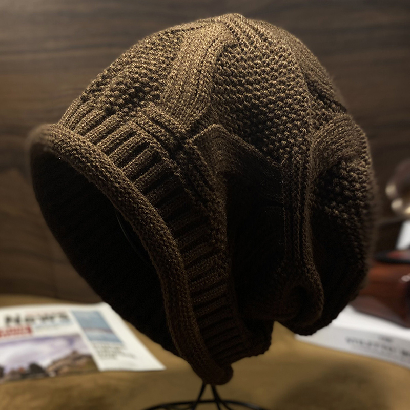 秋冬季洋气时尚毛线帽保暖防寒