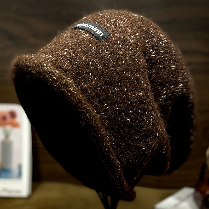 爆款秋冬季时尚洋气毛线帽