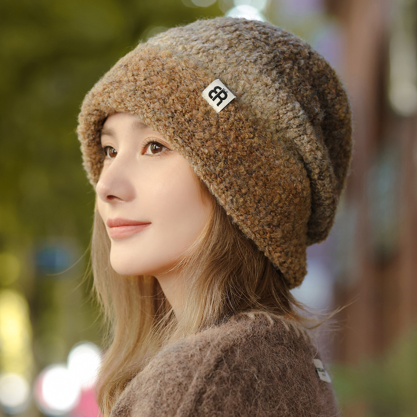 帽子女款冬季针织帽2025新款显脸小堆堆帽保暖大头围防寒毛线帽子,服饰配件/皮带/帽子/围巾,帽子,淘宝优惠券,粉丝福利购,淘宝优惠卷