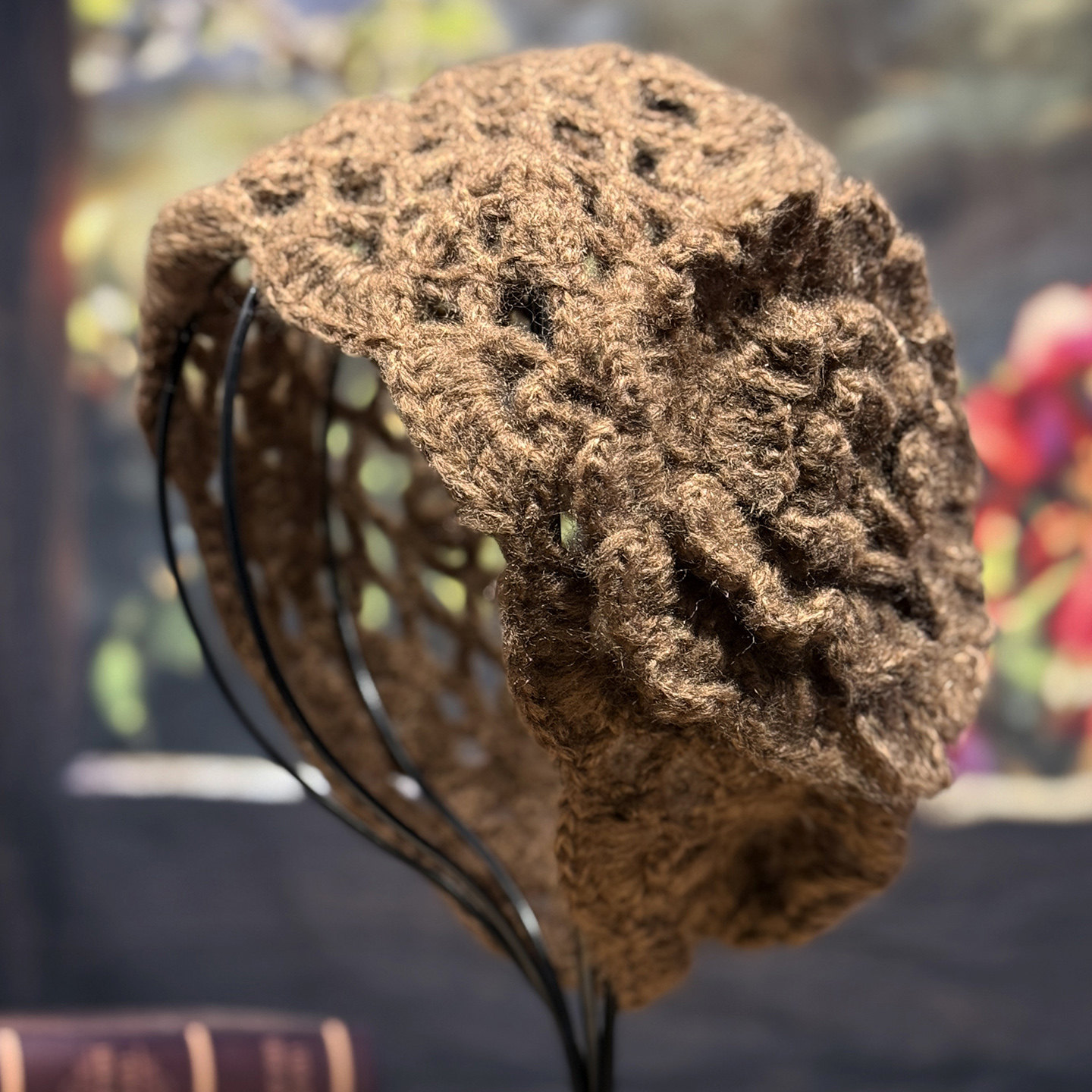 毛线帽子女款秋冬季手工钩花针织帽2025新款时尚洋气编织包头帽子,服饰配件/皮带/帽子/围巾,帽子,淘宝优惠券,粉丝福利购,淘宝优惠卷