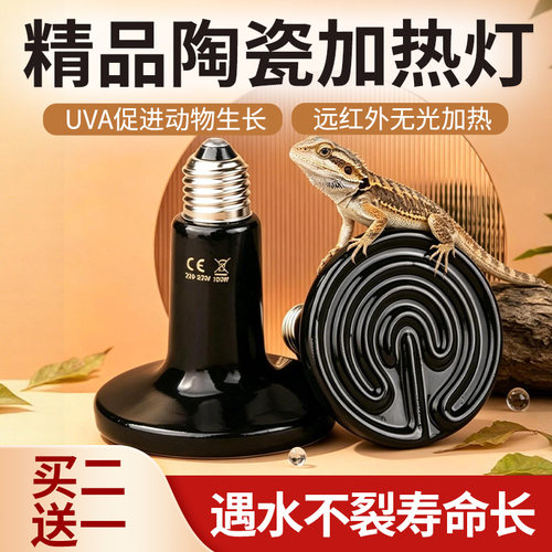 爬宠陶瓷加热灯陆龟蜥蜴爬虫箱