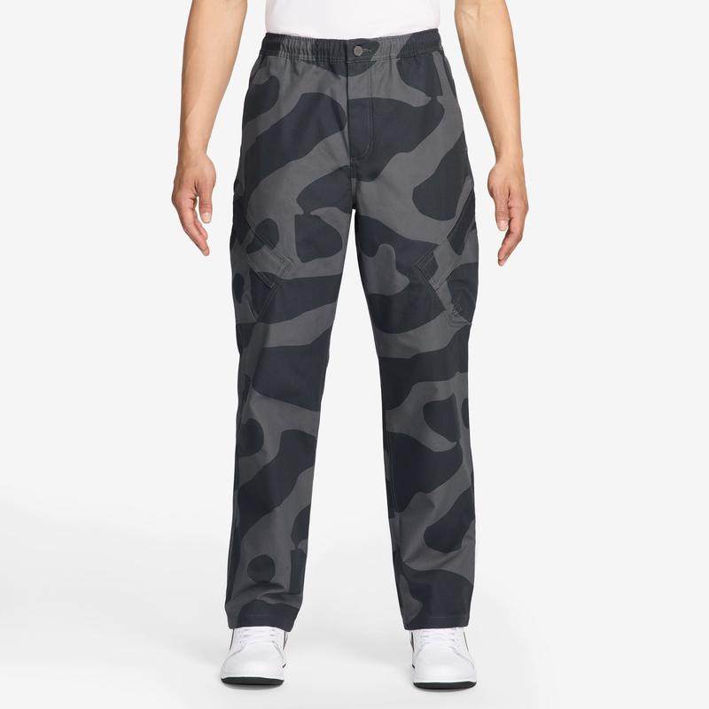 代购JORDAN男士运动裤耐磨保暖多口袋可调节腰围棉质迷彩图案