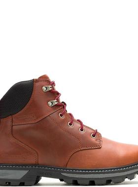 代购Wolverine男士工作靴透气吸湿排汗轻便高回弹缓震全粒面皮革