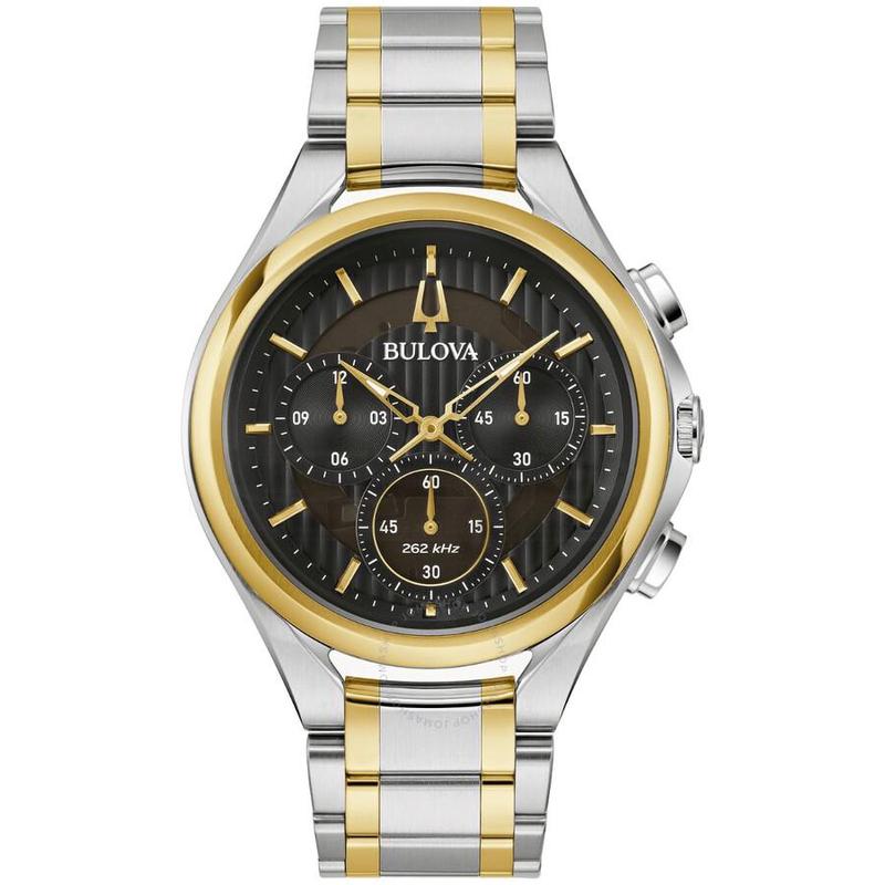 宝路华Bulova Curv Chronograph 98A301 男石英腕表复古青春休闲