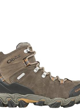 代购Oboz Bridger男士徒步鞋防水防滑耐用登山鞋中帮户外鞋