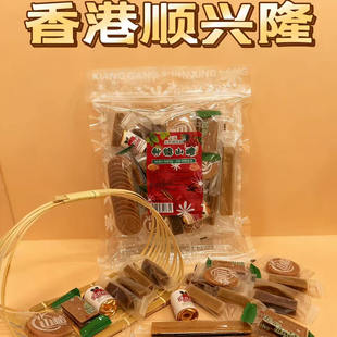 香港顺兴隆山楂零食解馋山楂棒满溢原味果冻饼干山楂果休闲食品