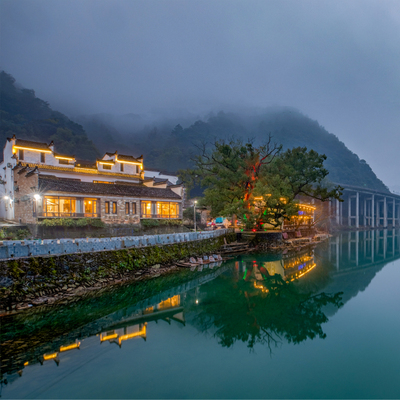 【江西婺源】明训别院3店2晚通兑含早/下午茶赏油菜花超长有效期