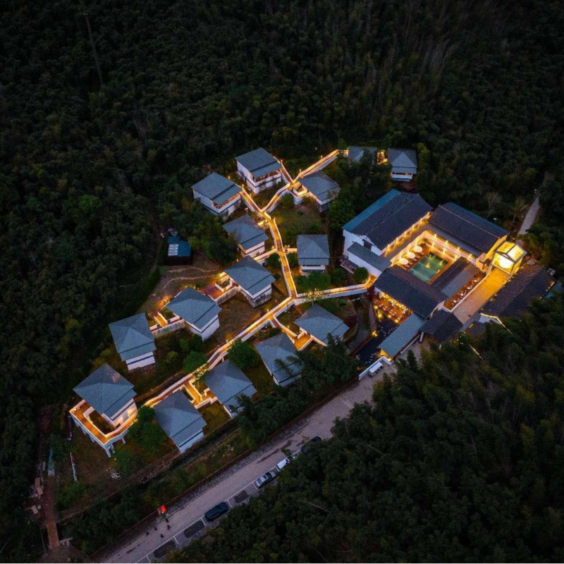 【浙江湖州】长兴仟那·观山温泉度假酒店1-2晚+双早