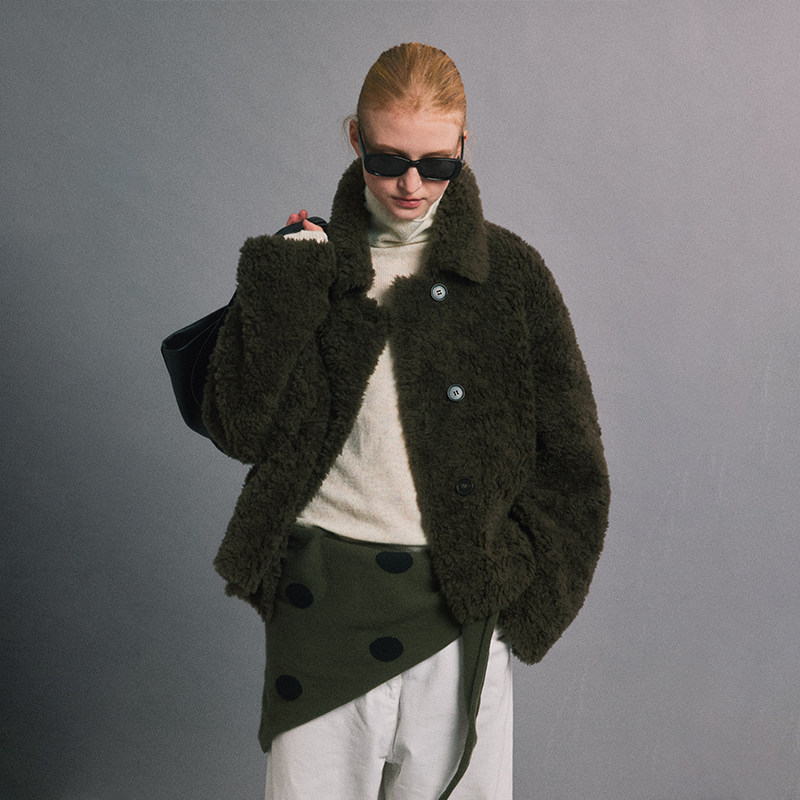 SLO“札幌小记”羊皮毛一体皮草