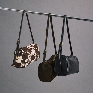 SLO“吐司包”100头层牛皮革高级女真皮包复古单肩斜挎腋下通勤包