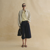 SLO 海德公园 哈林顿夹克纯棉复古老钱感立领箱型廓形时髦外套