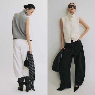 SLO“暖绒高智”无袖开衫马甲