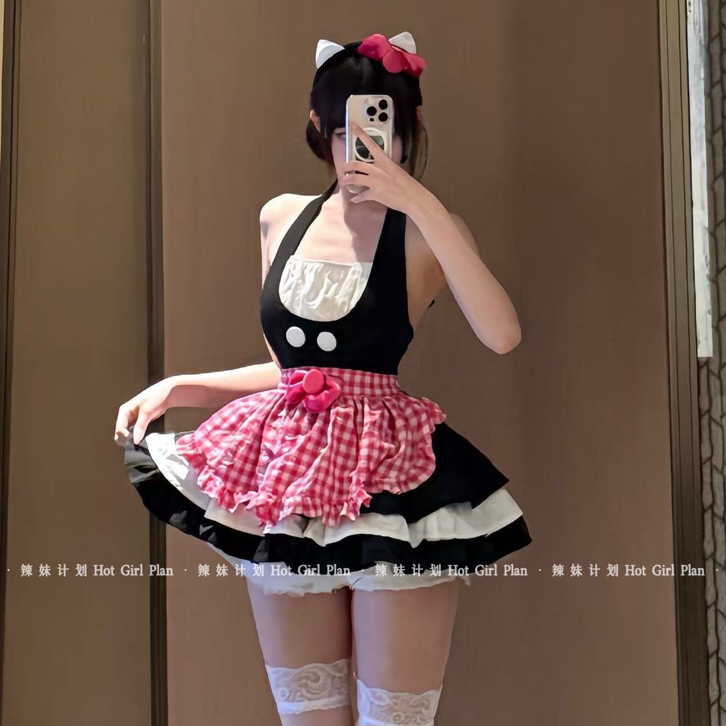 辣妹计划：圣诞战袍*性感睡裙女仆cos制服套装qqny纯欲风约会套装