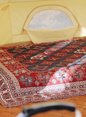 新疆民族风大尺寸几何毛毯沙波西米亚民族风野餐垫帐篷地毯苏米诺