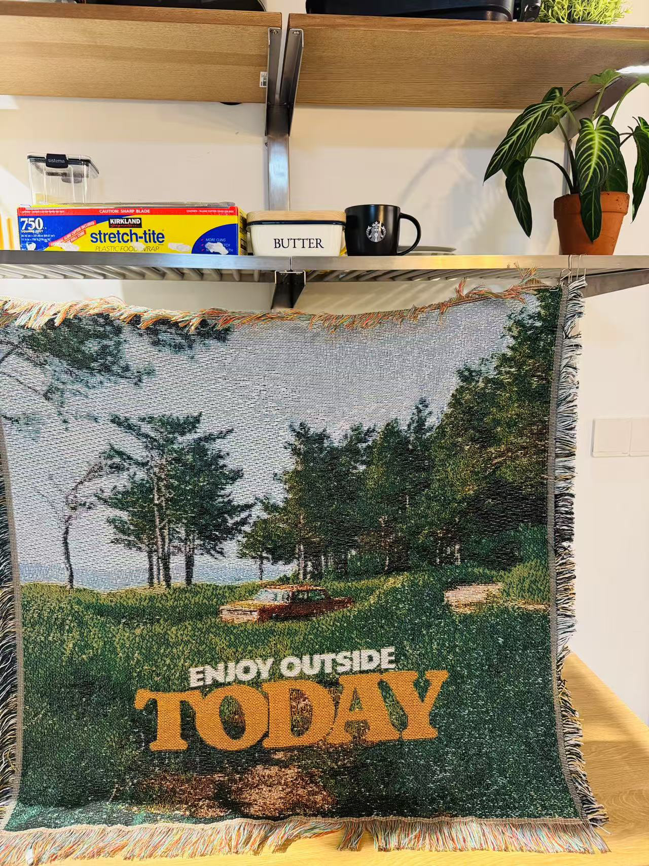 Enjoy outside today 户外生活挂毯 中古风小挂毯