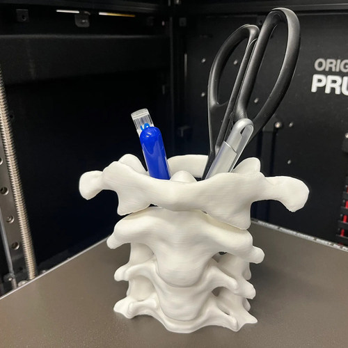 3d打印脊柱笔筒骨科医生礼物