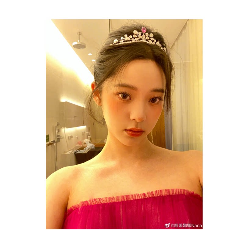欧阳娜娜微博语录卡周边3寸照片写真lomo创意定制纪念明信片