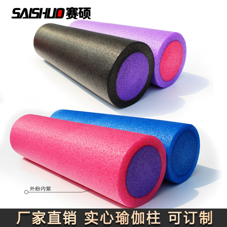 健身45c泡沫轴肌肉放松按摩普拉提柱瑜珈棒epe瑜伽柱滚轴