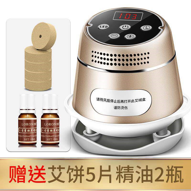 电动灸仪器无火电动控温静音灸盒家用熏蒸灸理疗仪代发