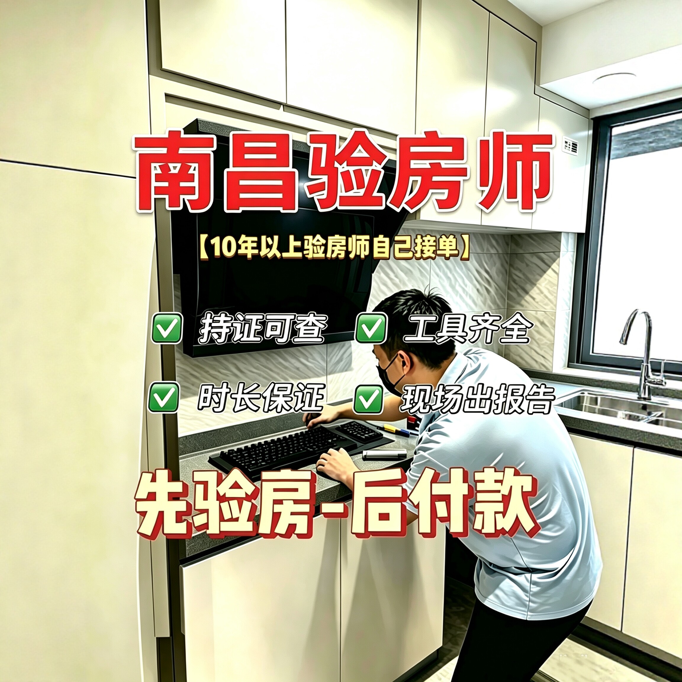 南昌本地验房师只验房不推销先验房后收费节点验收全程监理