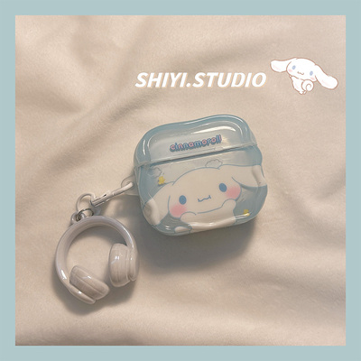 可爱奶呼呼玉桂狗适用AirPods4保护套新款iPod苹果耳机壳少女1/2代无线蓝牙盒3代airpodspro2代软防摔保护壳