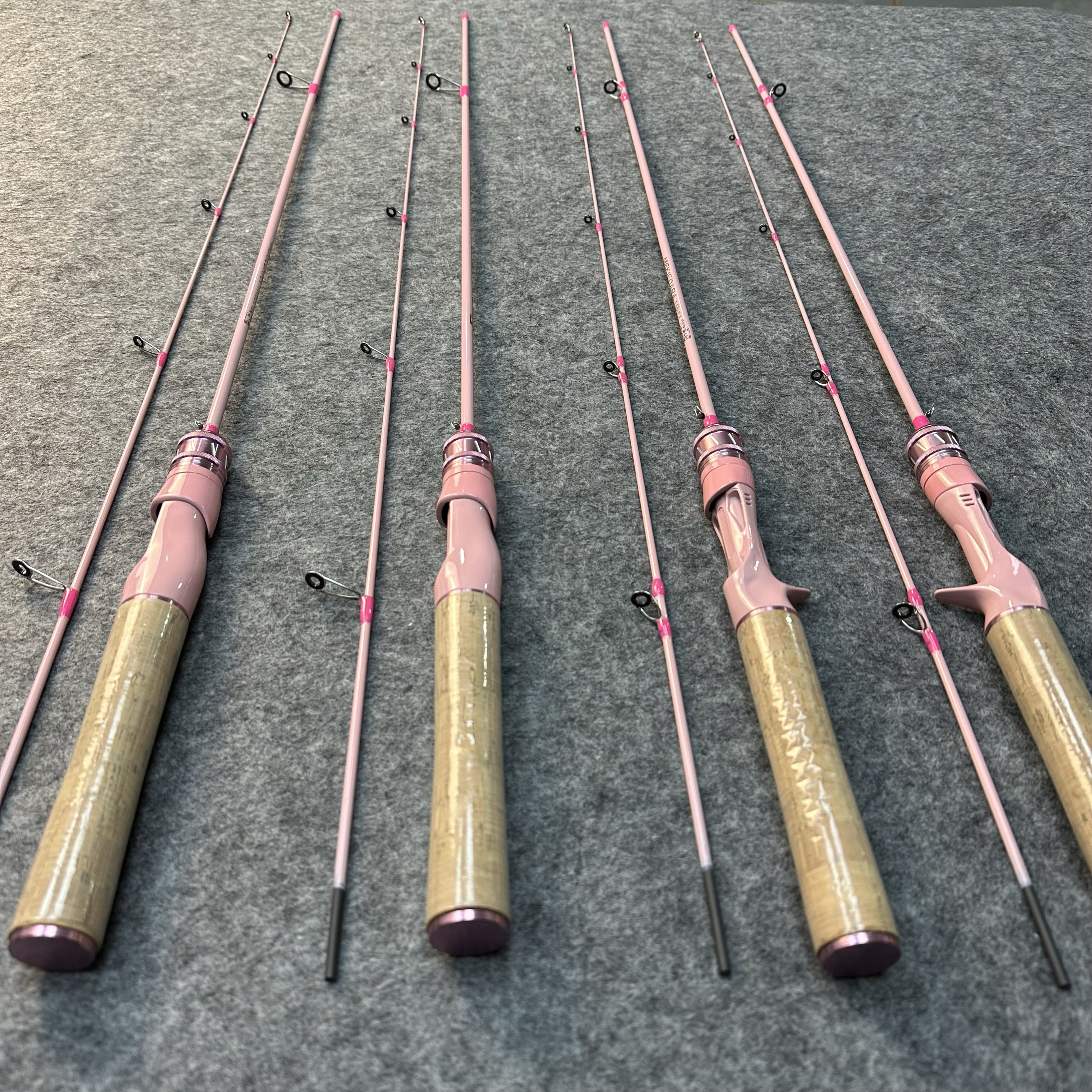 粉色马口微物路亚竿UL偏L硬度白条竿碳素微高碳清仓