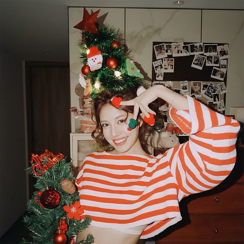 圣诞树圣诞帽DIY材料包出片