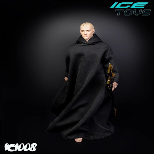 ICE TOYS 1/6男模型素体兵人用 IC1008 战袍长袍巫师斗篷法师罩袍