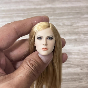 现货1/6女兵人 JXTOYS-028 欧美美女头雕 歌手 Avril 艾薇儿 头雕