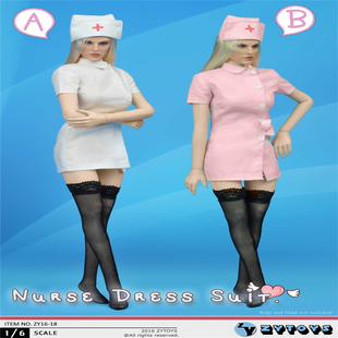现货 ZYTOYS 1/6 ZY16-18 护士服 护士装套装 适合12寸女兵人素体