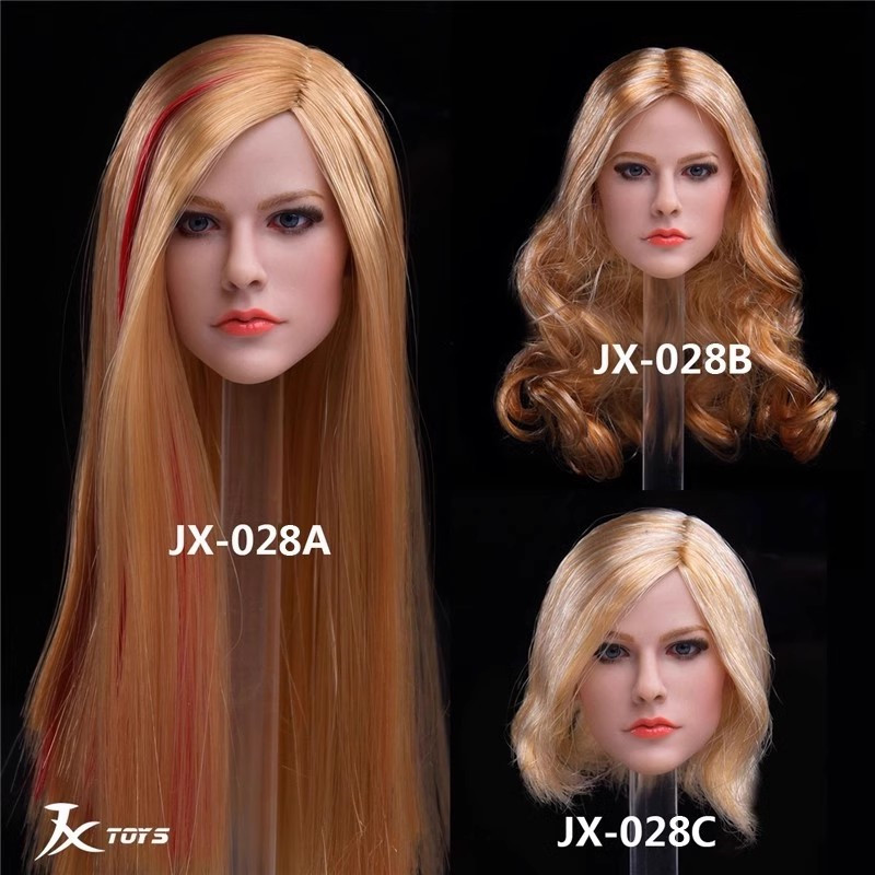 1/6 兵人头雕 JXTOYS-028 艾薇儿 欧美美女头雕 歌手 Avril 现货